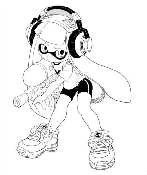 Coloriage Mairie Splatoon Maternelle Dessin Gratuit Imprimer