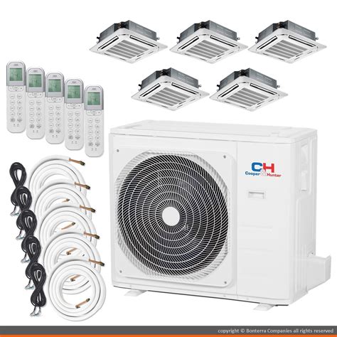 Cooper And Hunter Mini Split Ac Heat Pump 5 Zone 12000 12000 12000 12000