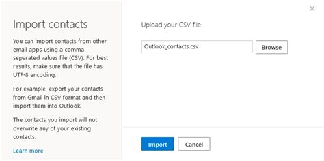 How To Import Contacts Into Outlook For Microsoft 365