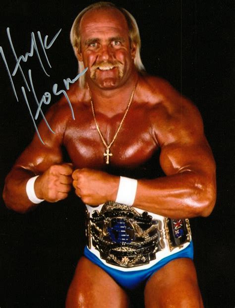 Hulk Hogan Signed 8x10 Photo Signed By Superstars