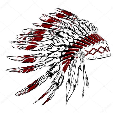 Indian Feathers Vector