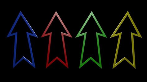 model  poly arrow  vr ar  poly cgtrader