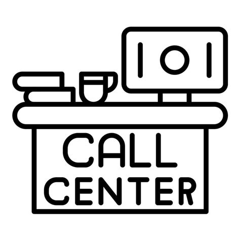 Call Center Vector Icon 21708849 Vector Art At Vecteezy