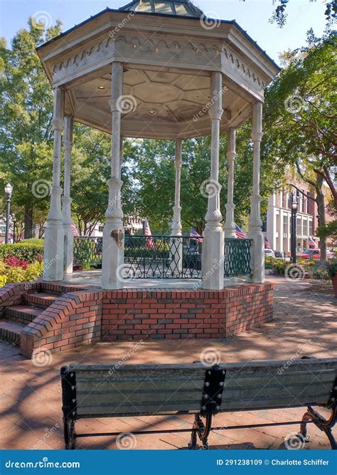 Small Town America Bandstand In The Park Stock Image Image Of Park