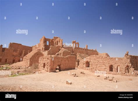 Syria, Central Desert, ruins of ancient Rasafa Walled City (3rd Century ...