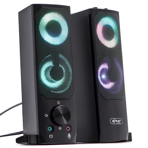 Caixa De Som Gamer Soundbar 12w Rms Real Led Rgb Subwoofer Estéreo P2