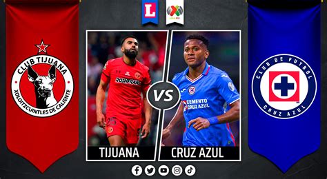 Ver partido Tijuana vs Cruz Azul EN VIVO ONLINE por Liga MX 2023 vía