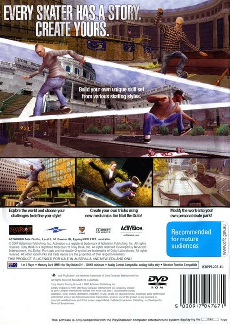 Tony Hawk S Proving Ground Cover Or Packaging Material Mobygames