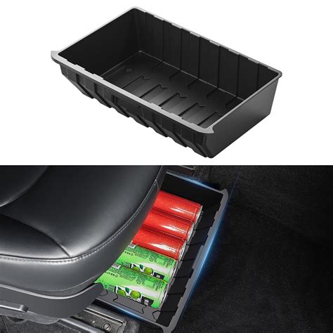 Snapklik Tesla Model Y Under Seat Storage Box Organizer Tpe