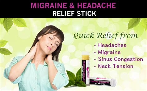 Amazon Migraine Relief Headache Stick Pack Of 2 Quick