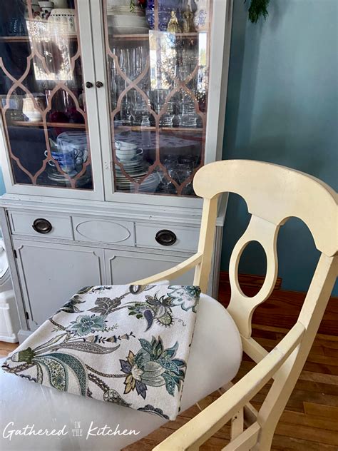 How To Reupholster Dining Chair Cushions Step By Step DIY Tutorial