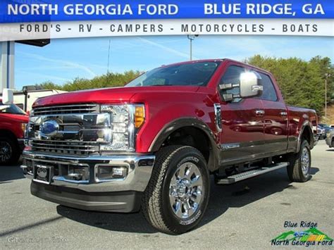 2017 Ruby Red Ford F350 Super Duty Lariat Crew Cab 4x4 118694543