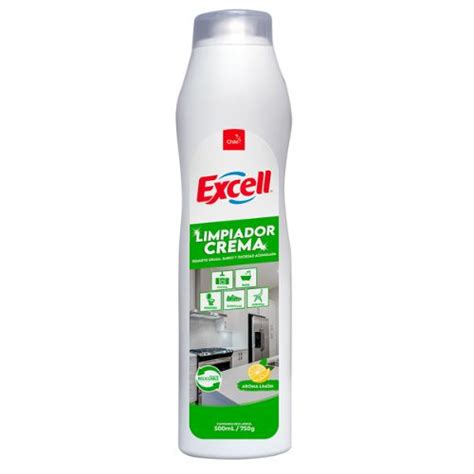 Excell Limpiador Crema 750 Gr Limon Comercial Mayorista