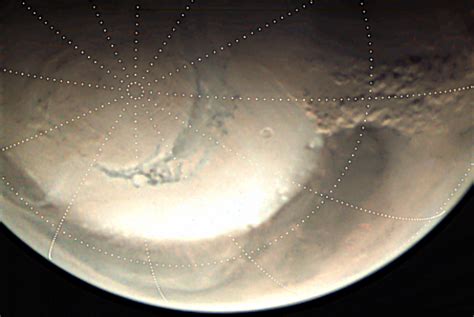 ESA - Dusty clouds at the martian North Pole