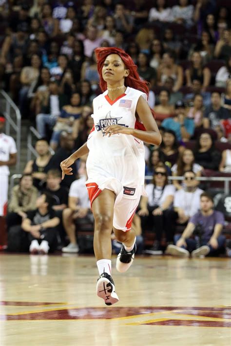 Keke Palmer Power 106 Basketball Game In Los Angeles September 2016