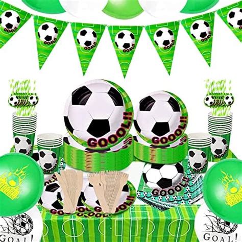 Duocute Forniture Per Feste Di Calcio Set 102 Pezzi Servizio Da Tavola