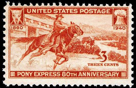 Pony Express Vintage Postage Stamps Postage Stamps Usa Postage Stamps