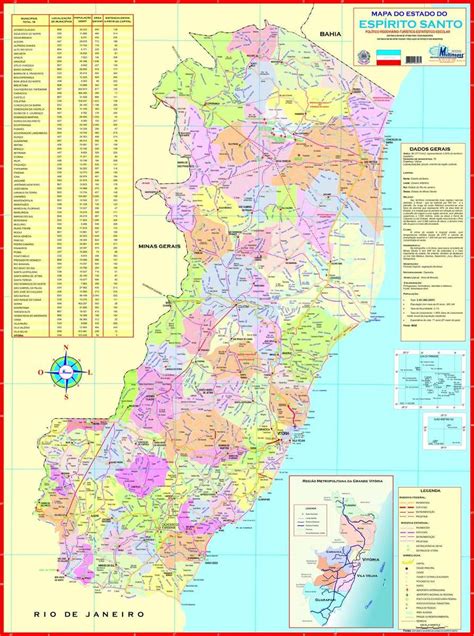Espírito Santo Mapa Brasil - 10