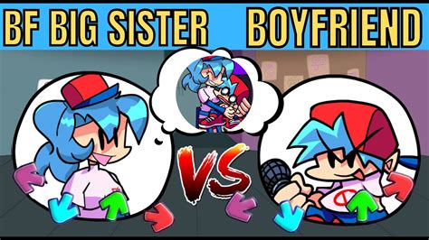 Vs Big Sister Cutscenes Fnf Mod Hard Full Week Showcase Youtube