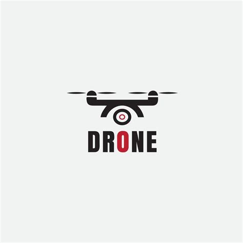 Drone Logo Design Vector Illustration 10136674 Vector Art At Vecteezy