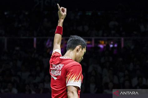 Kalahkan Wang Tzu Wei Jonatan Christie Pastikan Langkah Tim Thomas