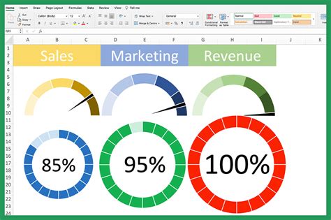 How To Make A Gauge Chart In Excel (Windows + Mac)