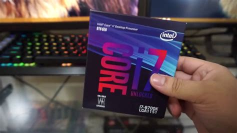 Unboxing Intel 8th Gen Core I7 8700k Processor Youtube