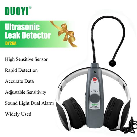 Universal Ultrasonic Leak Detector Car Air Gas Water Freon Fluid