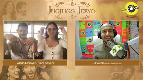 QUIZZING THE STARS VARUN DHAWAN KIARA ADVANI RJ VIVEK JUGJUGG