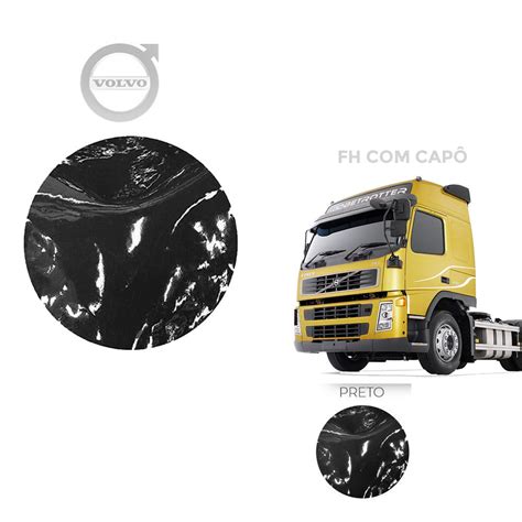 Tapete Verniz Volvo Fh Apos Cambio Automatico Preto