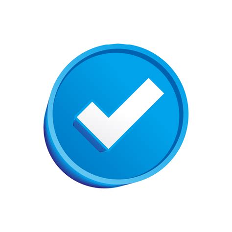 Marca De Verificación Azul Png