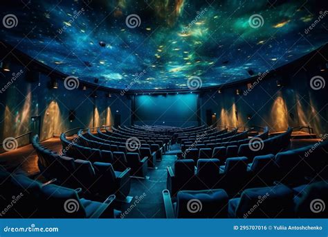 Planetarium Inside. Study of Space and Astrology Stock Illustration ...