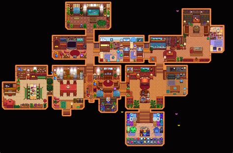 Aesthetic Farmhouses Or Other Interior Places In The Game Stardew Valley