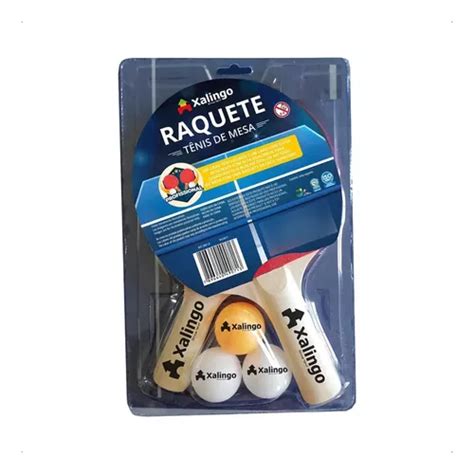 Kit Raquete E Bolinha De T Nis De Mesa Ping Pong Xalingo Parcelamento