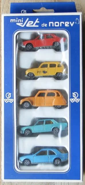 NOREV MINIJET COFFRET Citroën Dyane Renault Fuego R4 Postes