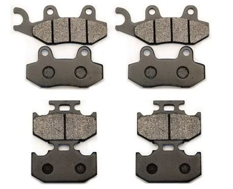 8 Pcs BRAKE PADS Fits SUZUKI DR350 RM250 RMX250 RM125 DR250 In Brake