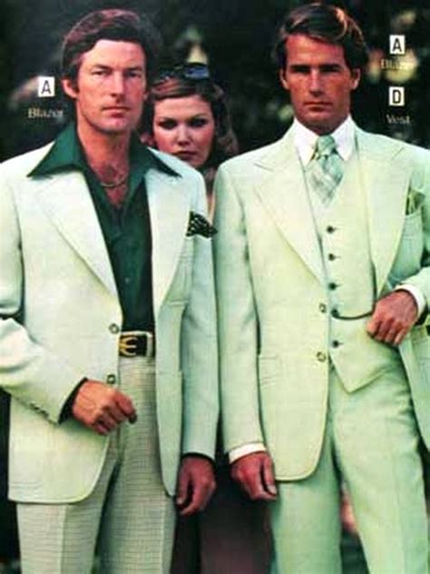 1970s Mint Green Mens Leisure Suits 1970s Men Suit Fashion