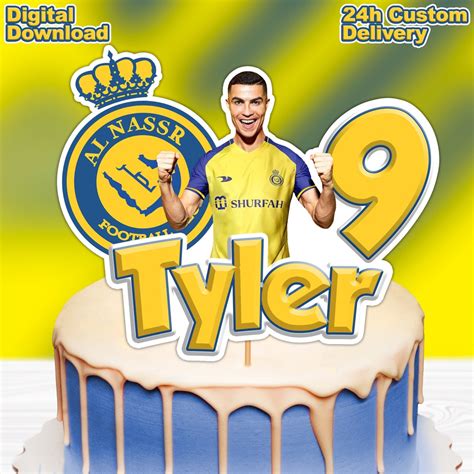 Ronaldo Cake Topper Cr Cake Topper Al Nassr Cake Topper Custom Cake