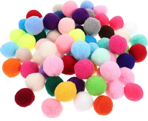 Healeep Cat Toy Ball 70pcs Cat Ball Interactive Training Toy Fuzzy Ball Cat Toy