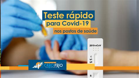 Cabo Frio começa a realizar testes rápidos para Covid 19 nos postos de