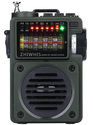 Amazon Zhiwhis Shortwave Radio With Bluetooth And Sleep Timer