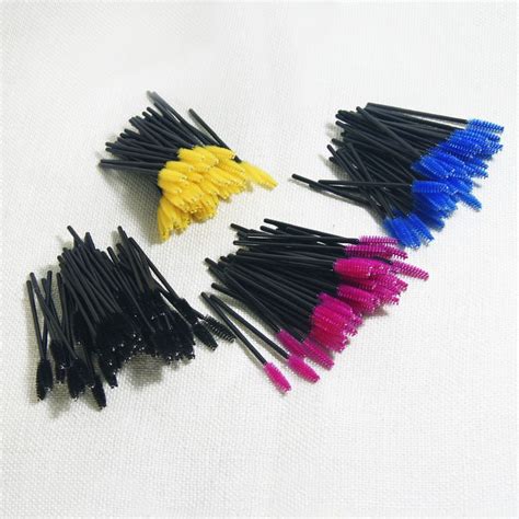 50pcspack Disposable Eyelash Brush Mascara Wands Applicator Wand Brushes Eyelash Comb Brushes