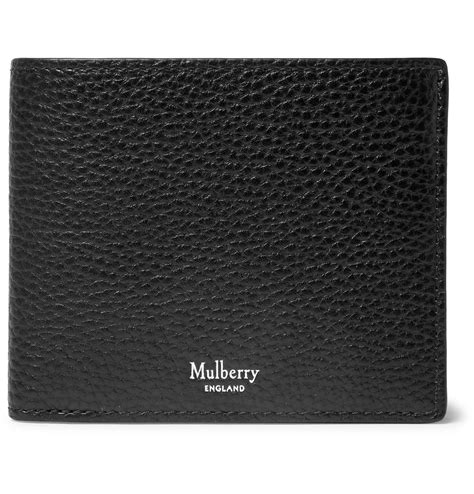 Mulberry Full Grain Leather Billfold Wallet In Black For Men Save 7