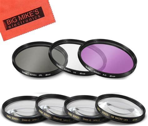 Amazon 49mm 7PC Filter Set For Canon EF 50mm F 1 8 STM Lens