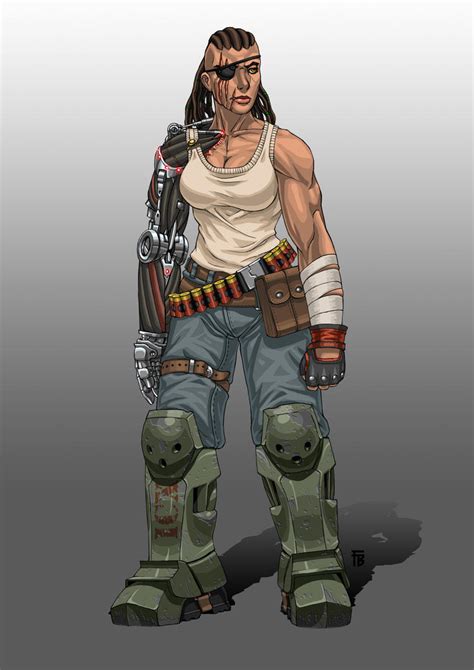 Sci-Fi Mercenary by Ashlore on DeviantArt