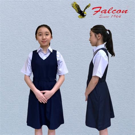 Falcon School Uniform Primary School Pinafore | Shopee Malaysia