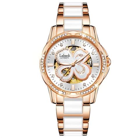 Sharphy Montre Femme M Canique Automatique Diamant Fleurs Mode Tanche