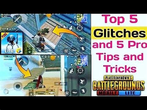 Top 5 Glitches And Hidden Tricks In Pubg Mobile Lite Pro Tricks And