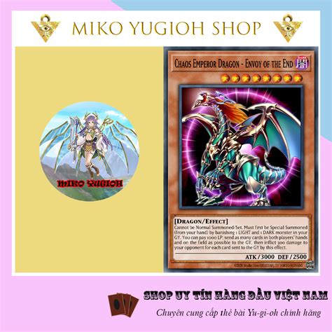 Miko Yugioh Thẻ Bài Yugioh Chính Hãng Tiếng Nhật Chaos Emperor