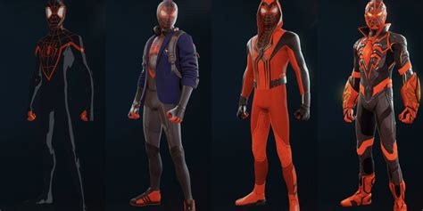 Spider Man Miles Morales Suits Guide All Costumes Including Spider